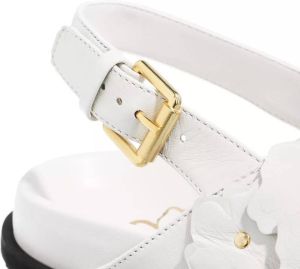 Ted Baker Sandalen Miarah Magnolia Flower Leather Flat Sandal in white
