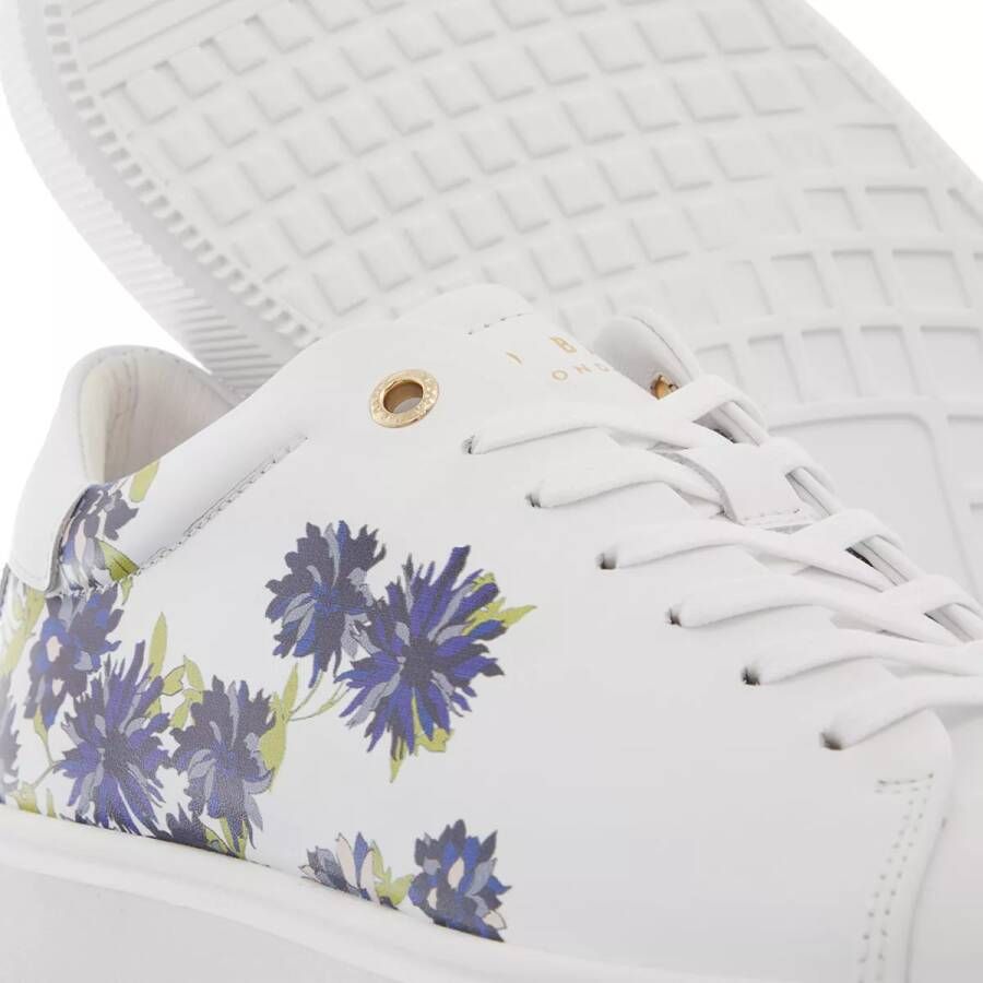 Ted Baker Sneakers Lornika Floral Print Inflated Sole Sneaker in wit