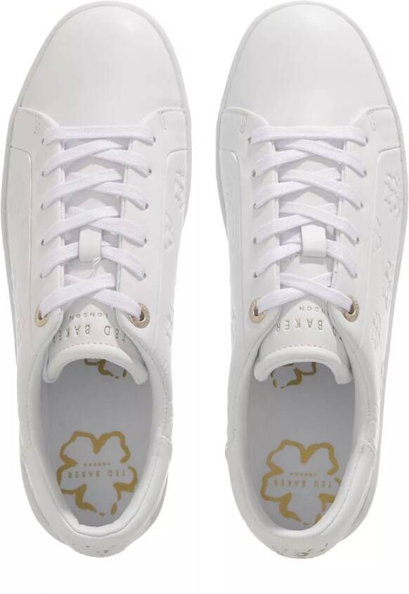 Ted Baker Sneakers Taliy Magnolia Flower Cupsole Trainer in wit