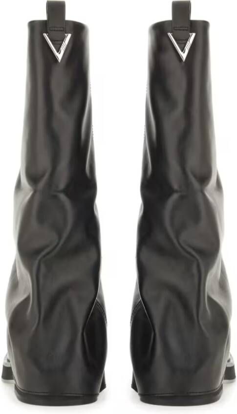 The Attico Boots "Robin" Combat Boot in zwart