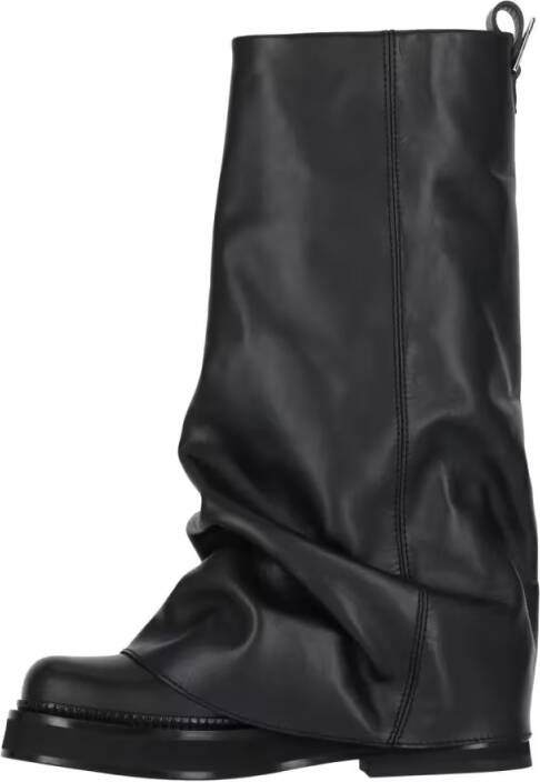 The Attico Boots "Robin" Combat Boots – Black in zwart