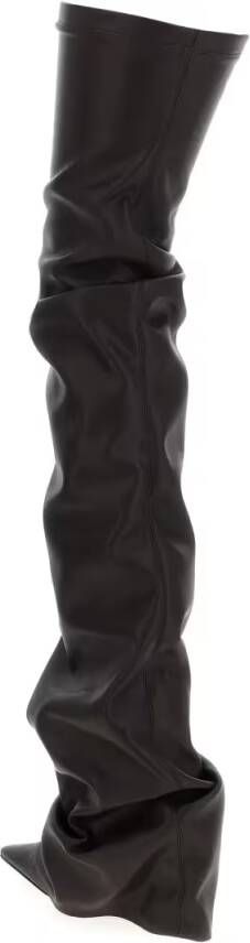 The Attico Boots 'Robin Otk' Boots in zwart