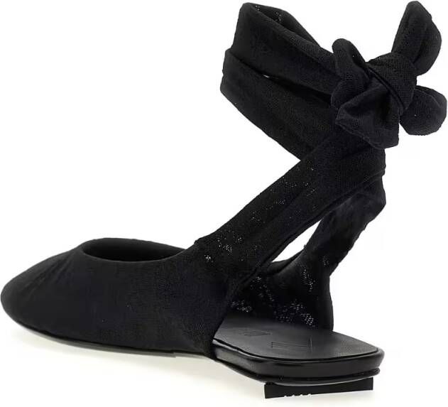The Attico 'Cloe' Ballet Flats in zwart