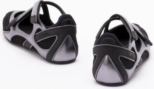 The Attico `Floor 01` Ballerina Flats in zwart
