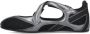 The Attico "Floor 01" Flat Ballerinas – Black in zwart - Thumbnail 1