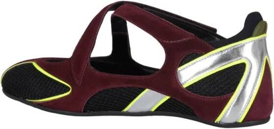The Attico Low-Top Sneakers Nomad Sneakers Violet Black in zwart