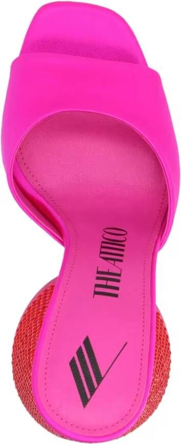 The Attico Sandalen 'Luz' Mules in roze