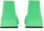 The Attico Slippers & Mules Mule Devon in groen - Thumbnail 1