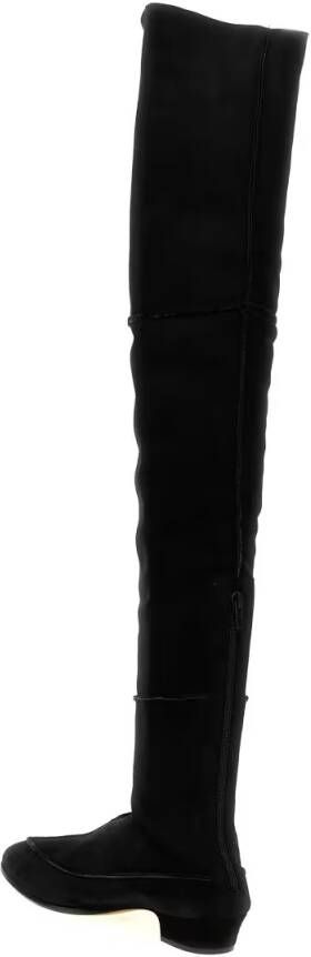 The Row Boots 'Awar' Cuissard Boots in zwart