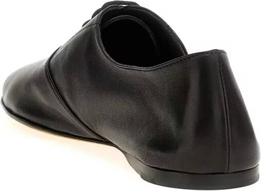 The Row Low-Top Sneakers 'Awar' Lace Up Shoes in zwart