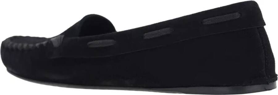 The Row Mabel Leather Loafers in zwart