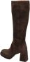 Thea Mika Enkellaarzen Plateau-Stiefel in bruin - Thumbnail 1
