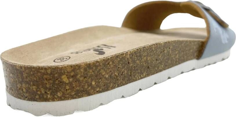 thies Low-Top Sneakers 1856 Eco Bio Strap Sandal vegan sky blue ( in blauw
