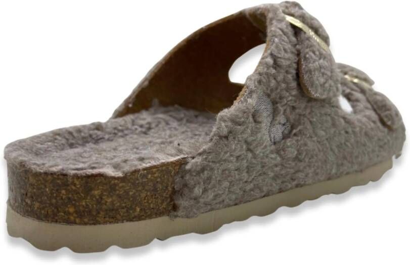 thies Low-Top Sneakers 1856 Eco Teddy Sandal vegan taupe (W X) in taupe