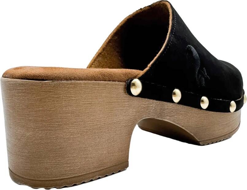 thies Low-Top Sneakers 1856 Rec Comfy Clog vegan black (W X) in zwart