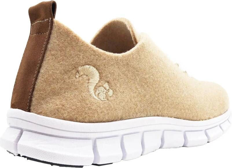 thies Low-Top Sneakers PET Sneaker camel vegan aus recycelten F in bruin