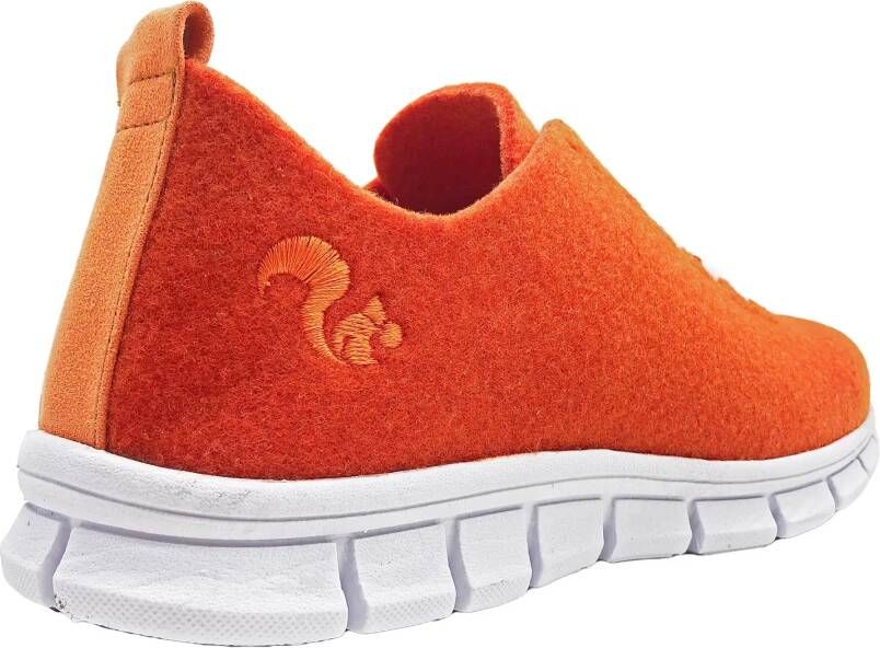 thies Low-Top Sneakers PET Sneaker orange vegan aus recycelten in rood