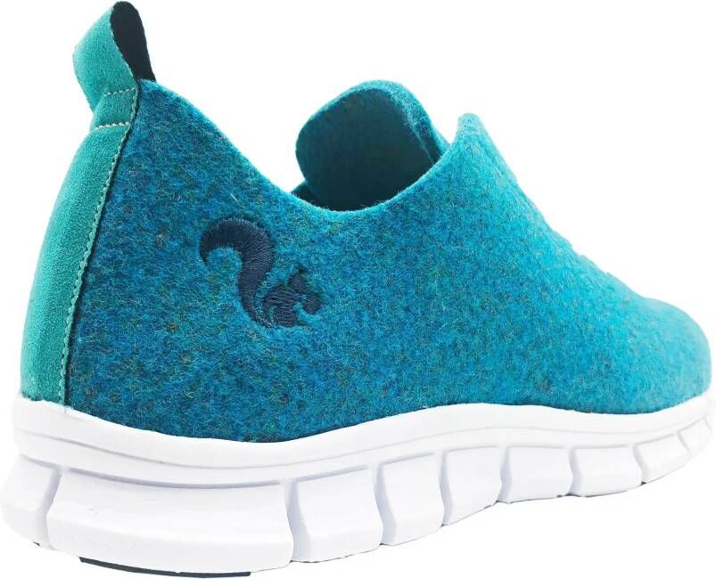 Thies Low-Top Sneakers PET Sneaker petrol vegan aus recycelten in blauw - Foto 3