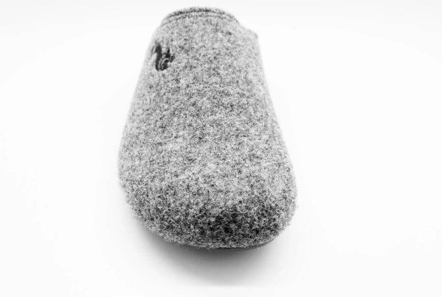 Thies Sneakers 1856 Recycled PET Slipper vegan light grey in grijs