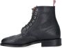 Thom Browne Boots Brogue Detail Boots – Black in zwart - Thumbnail 2