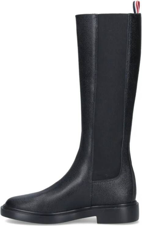 Thom Browne Boots Slip-On Boots – Black in zwart
