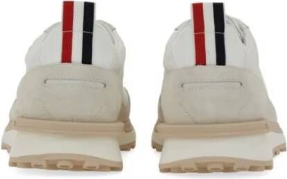 Thom Browne Low-Top Sneakers Sneaker In Pelle in beige