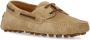 TOD'S Beige Suede Leather Loafers in beige - Thumbnail 1