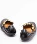 TOD'S Black Lambskin Ballerinas With Gold Ring Embellish in zwart - Thumbnail 1
