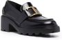 TOD'S Zwarte elegante loafers met middelhak Black Dames - Thumbnail 2