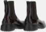 TOD'S Boots Burgundy Brown Ankle Boots With Elastic Sides in bruin - Thumbnail 1