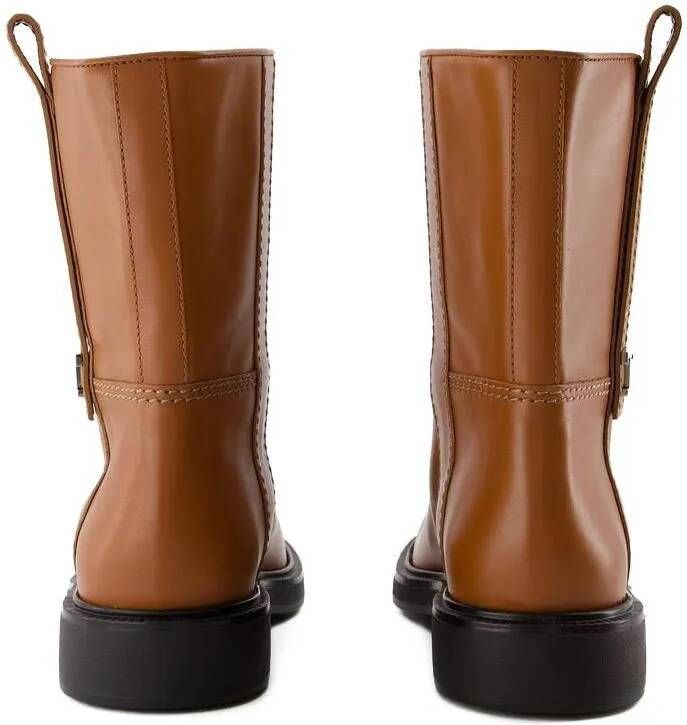 TOD'S Boots Gomma 20L Boots Leather Brown in bruin