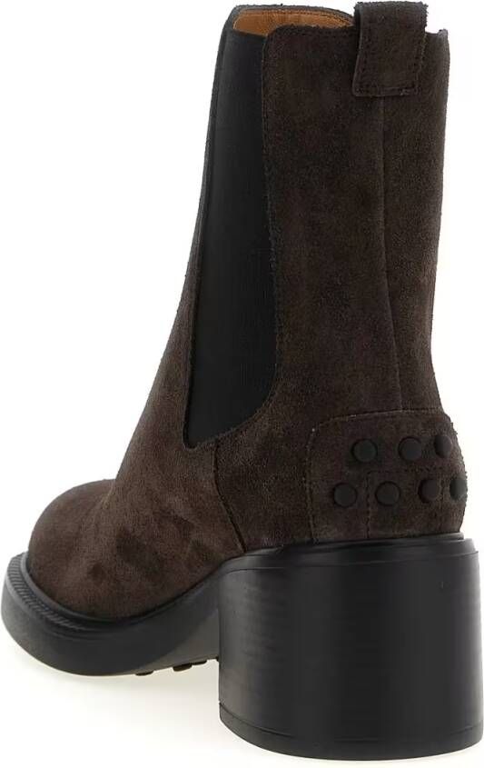 TOD'S Boots 'Gomma T60' Ankle Boots in zwart