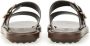 TOD'S Brown Leather Sandal in bruin - Thumbnail 1