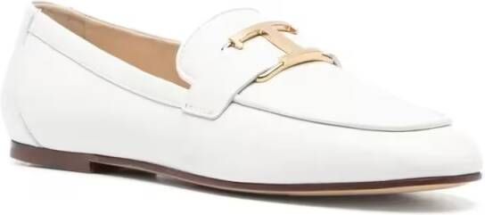 TOD'S Cuoio Leg.79A Mocassins in wit