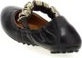 TOD'S 'Dee' Ballet Flats in zwart - Thumbnail 1