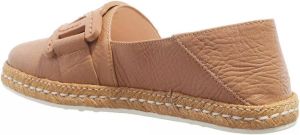 TOD'S Espadrilles Round Toe Slip-On Espadrilles in light brown