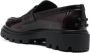 TOD'S Glossy Leather Loafers With Penny Strap Detail in zwart - Thumbnail 1