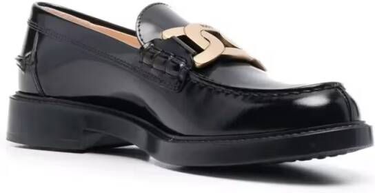 TOD'S Gomma Basso 59C Loafers in zwart
