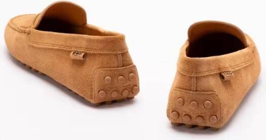 TOD'S `Gommino` Loafers in bruin