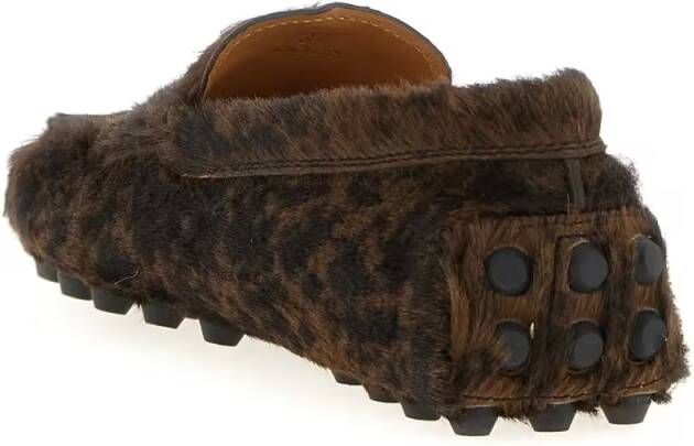 TOD'S 'Gommino Macro' Loafers in zwart