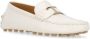 TOD'S Ivory Leather Loafers in wit - Thumbnail 1