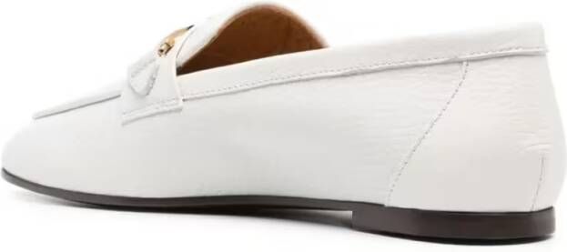 TOD'S Leather Loafers in wit
