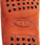 TOD'S Loafers & ballerina schoenen Gommino Driving Loafers Suede in oranje - Thumbnail 1