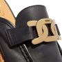 TOD'S Loafers & ballerina schoenen Kate Flatform Sabots in zwart - Thumbnail 1