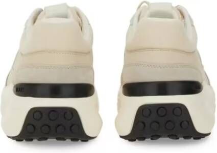 TOD'S Low-Top Sneakers Fabric And Suede Sneaker in beige