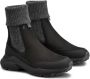 TOD'S Low-Top Sneakers High Knitted Cuff Sneakers With Textured Upper And in zwart - Thumbnail 1