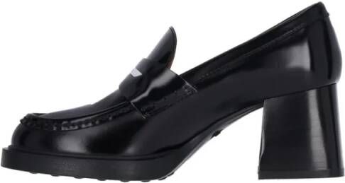 TOD'S Low-Top Sneakers Platform Moccasins – Black in zwart