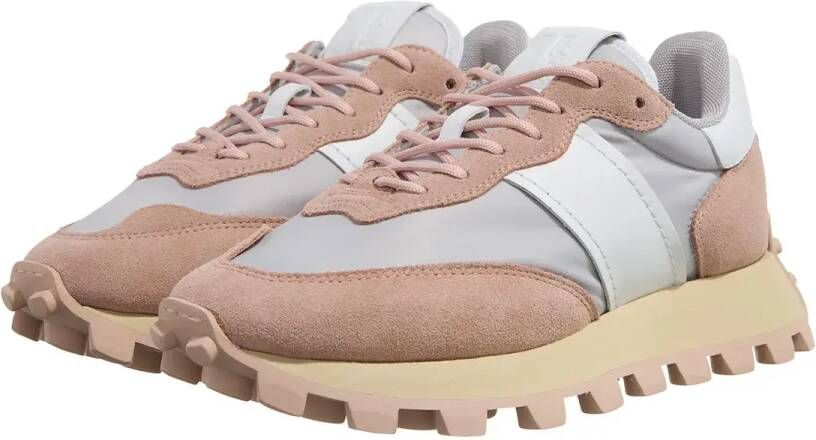 TOD'S Low-Top Sneakers Sportiva Run 25K Allacciata in beige