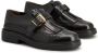TOD'S Polished Black Leather Monkstrap Loafers in zwart - Thumbnail 1