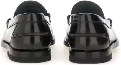 TOD'S Polished Calf Leather Loafer With Classic Silhouet in zwart